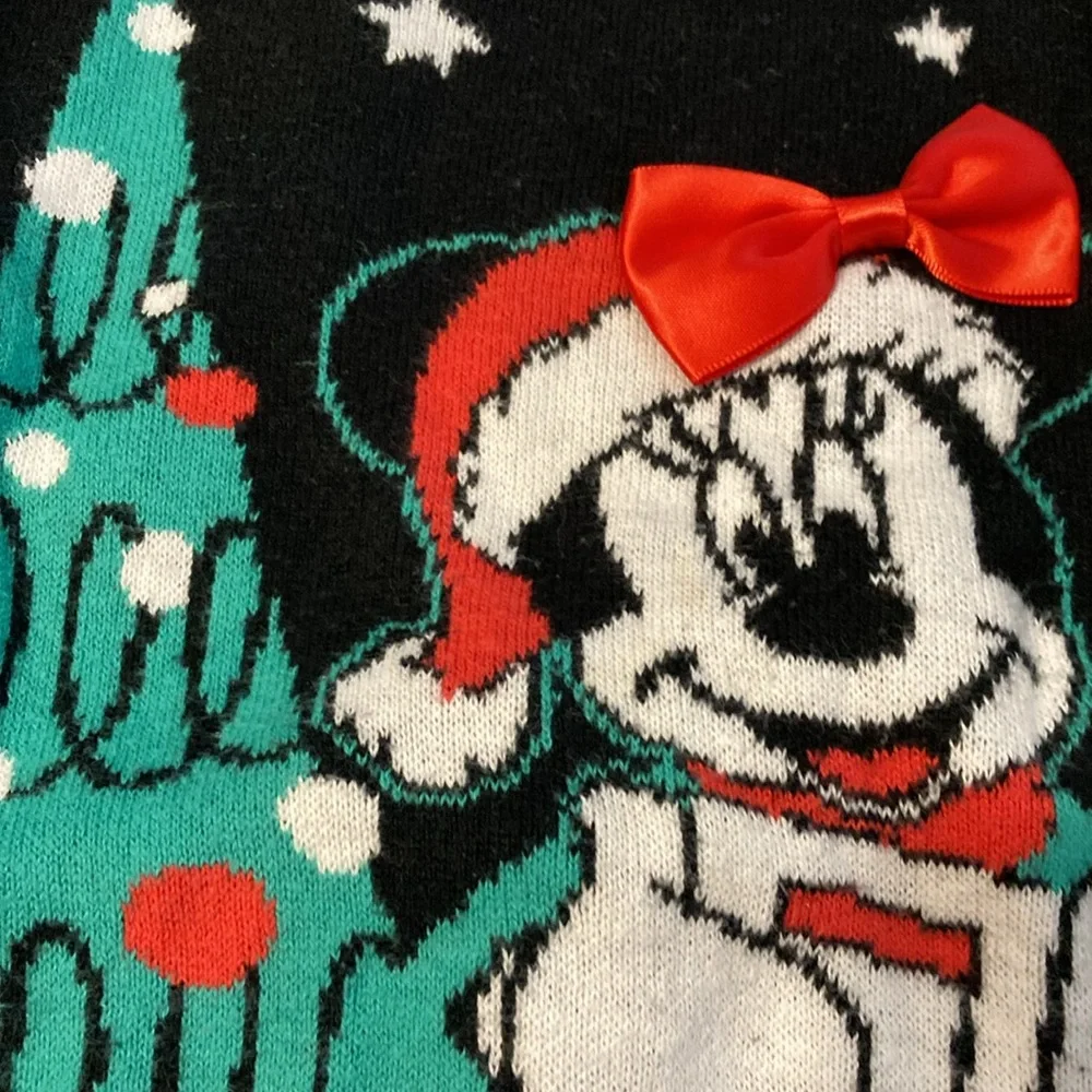 Minnie Mouse Christmas sweater girls 2T